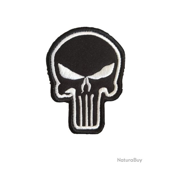 Patch/Ecusson - Crane Punisher - Blanc/noir  - velcro - Livraison gratuite