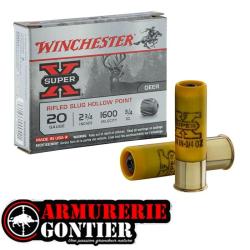 Cartouches WINCHESTER SLUG SUPER X 20/70 21G X5