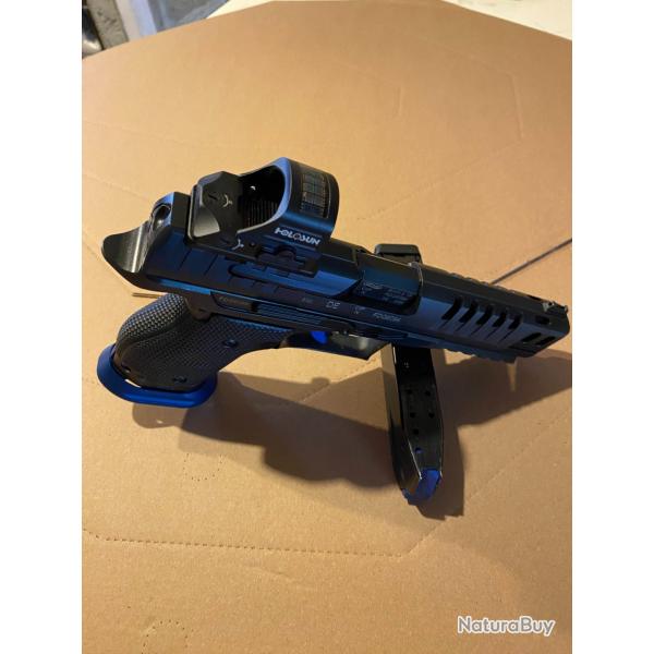 VENDS PISTOLET Q5 Walther Steel Frame  9x19 - Division IPSC OPTICSM/PRODUTION OPTICS