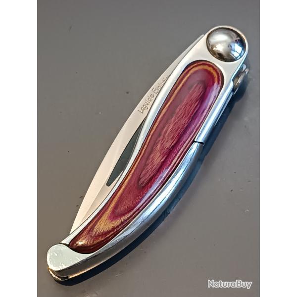 COUTEAU LAGUIOLE VOLUTION en 2 pices, THIERS, manche bois.