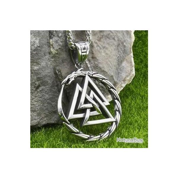 Collier pendentif homme Viking