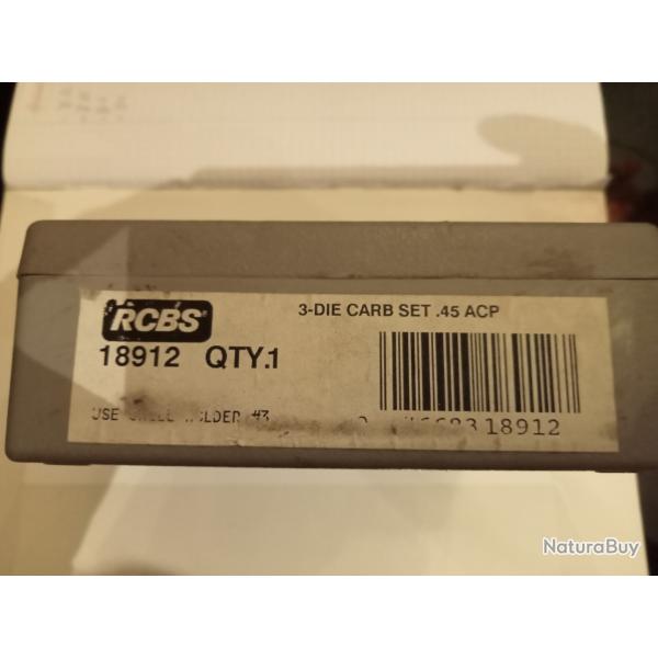 jeu d'outils RCBS .45 ACP