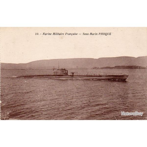 CPA - Marine de Guerre  Sous-Marin " PHOQUE "- N4296