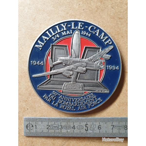 M�daille de Mailly-le-Camp comm�morant le 3 et 4 mai 1944 (104.M)