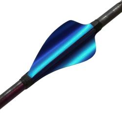 XS-WINGS - Plumes 50 mm High Profile DROITIER (RH) TEAL M&Eacute;TALLIQUE