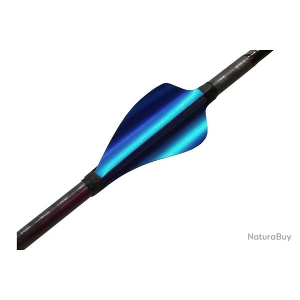 XS-WINGS - Plumes 50 mm High Profile DROITIER (RH) TEAL M�TALLIQUE