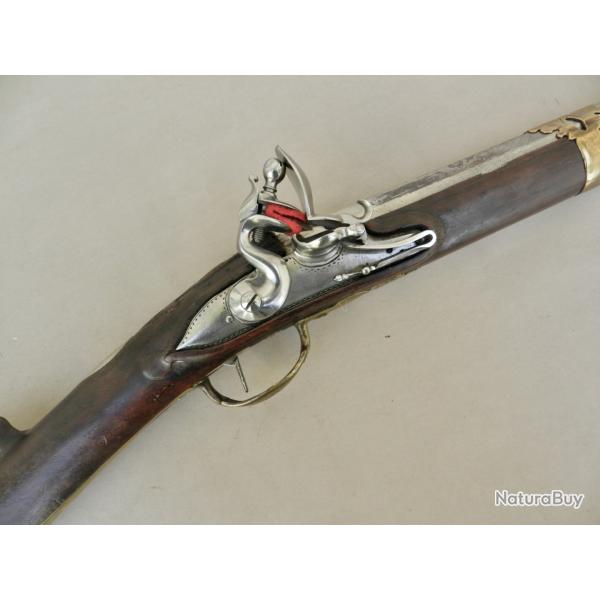 Fusil de chasse  un coup,  silex - fabrication espagnole, armurier I.F. Roto