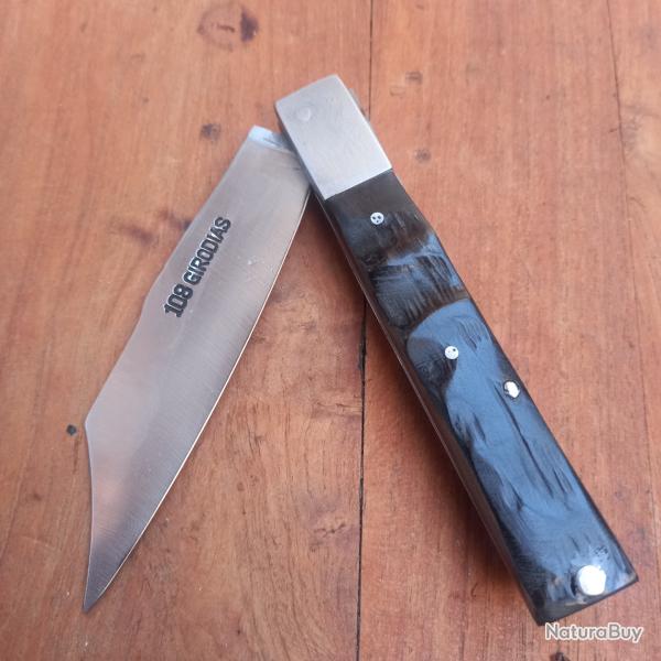 Unique Couteau Rgional TARBAIS 108 GIRODIAS Manche en Corne d ANTILOPE