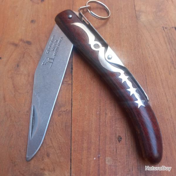 Grand Couteau OKAPI SOUTH AFRICA  Palme  Manche en Bois