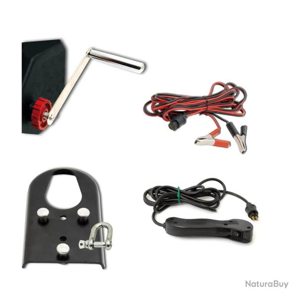 Treuil �lectrique 12V cable en fil d'acier torsad�