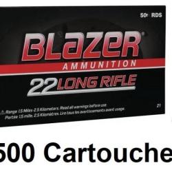 CCI 22lr Blazer Round Nose HV 40 Grains LIVRAISON OFFERTE
