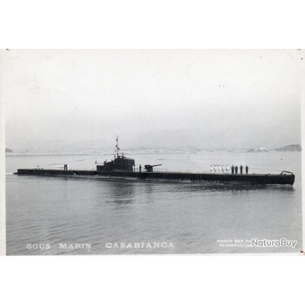 CPA -PHOTO-  Marine Guerre - SOUS MARIN " CASABIANCA"  N� 4300