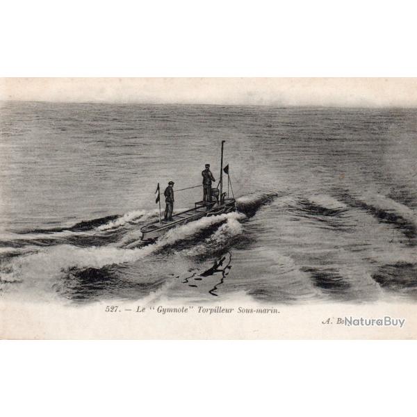CPA -PHOTO-  Marine Guerre  Le " GYMNOTE " TORPILLEUR  SOUS MARIN  N� 4302