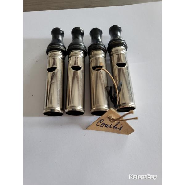 Lot de 4 appeaux courlis neuf