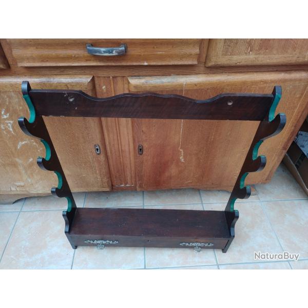 Meuble ratelier porte 4 fusils avec tiroir  cl