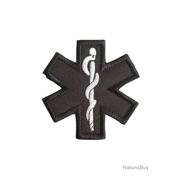 Patch M�dical - Etoile Noir n�2 - Velcro - Livraison gratuite