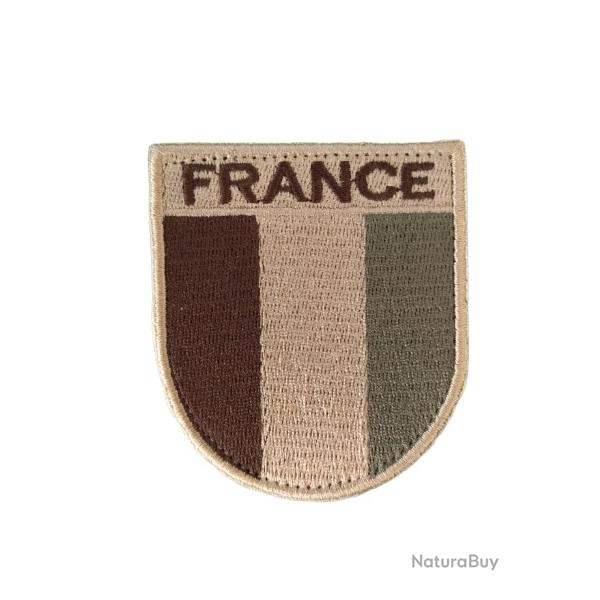 Ecusson/patch - France - Beige/TAN n�2 - velcro - Livraison gratuite