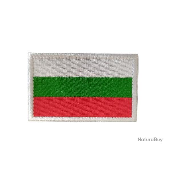Patch Drapeau - Bulgarie - velcro - Livraison gratuite