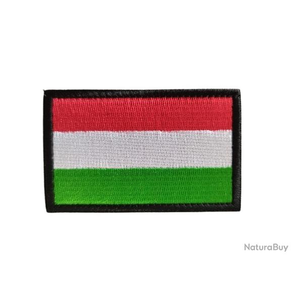 Patch Drapeau - Hongrie - velcro - Livraison gratuite