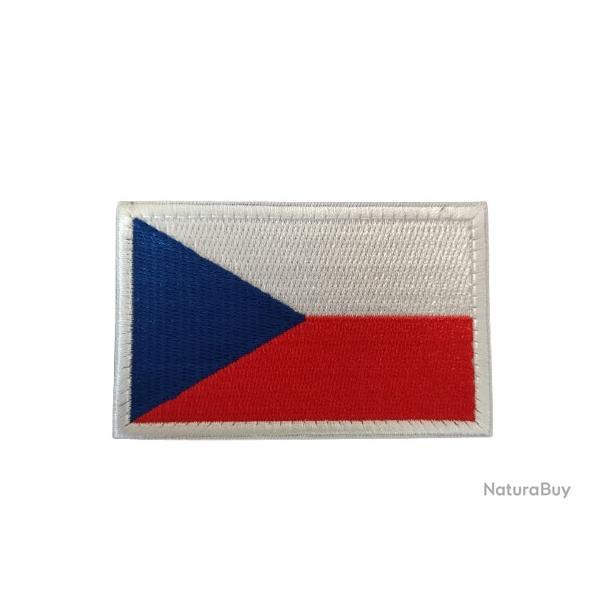 Patch Drapeau - R�publique Tch�que- velcro - Livraison gratuite