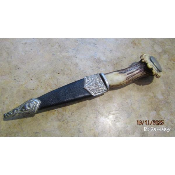 couteau HIGHLAND DIRK ECOSSAIS SKEAN DHU XIX� XX� Royaume-Unis Ecosse Sheefield GB