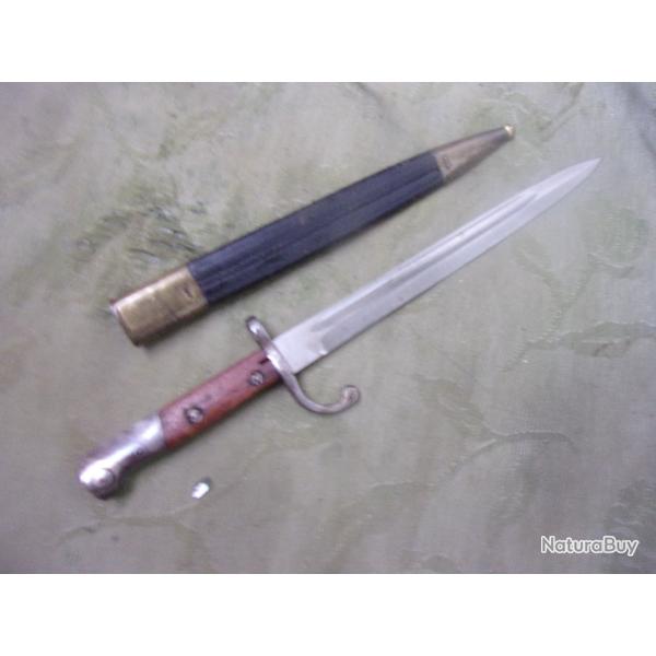 baionnette Mauser avec son  fourreau