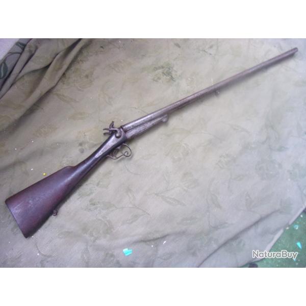fusil type Lefaucheux canons environ 75 cm