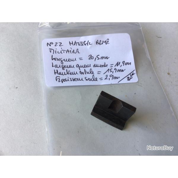 VENDU PAR LE-CUIRASSIER N22 HAUSSE POUR ARME MILITAIRE