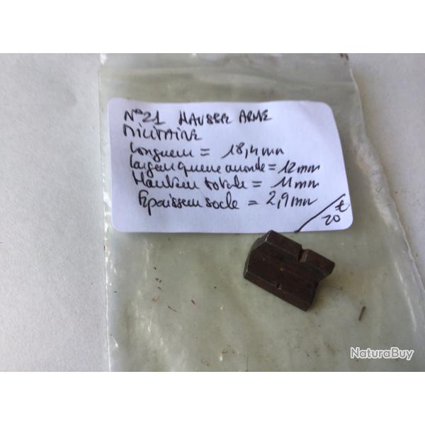 VENDU PAR LE-CUIRASSIER N21 HAUSSE POUR ARME MILITAIRE