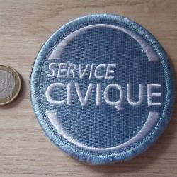 écusson neuf ! service civique insigne tissu