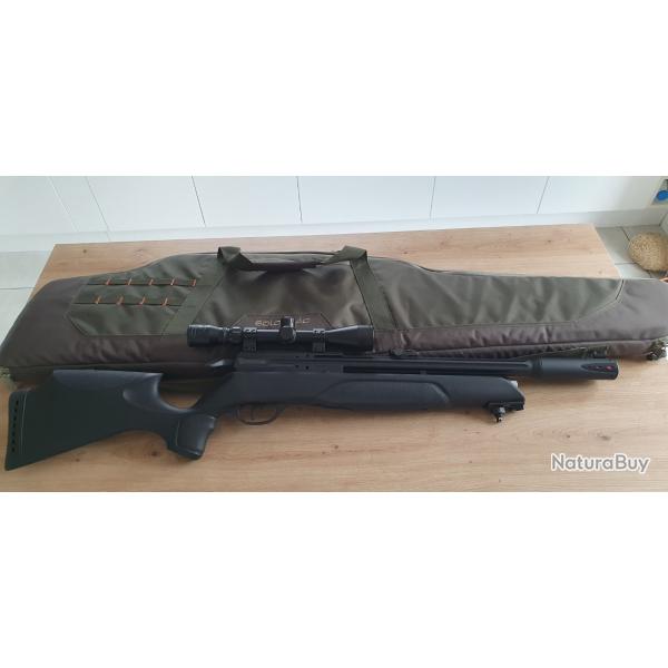 Pack complet Gamo arrow pcp 19.9 joules. 4.5 mm .Carabine +lunette 3940 +pompe + bipied +housse