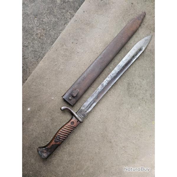 Baionnette Sg 98 05 double marquage rare dans son jus de grenier