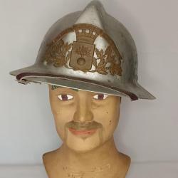 Casque pompier indre-et-loire ann&eacute;es 50/60