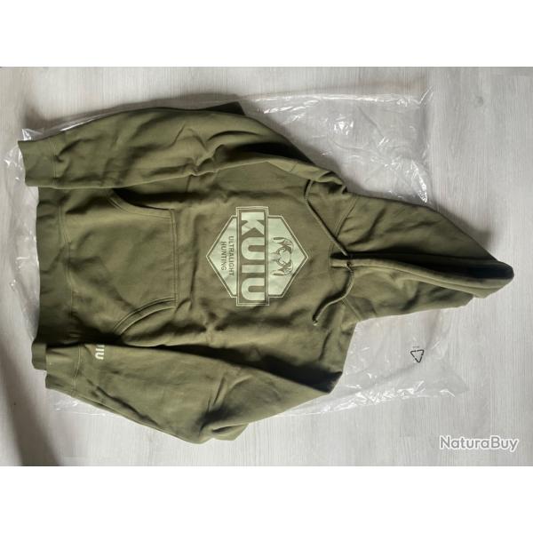 Sweat capuche kuiu taille L neuf