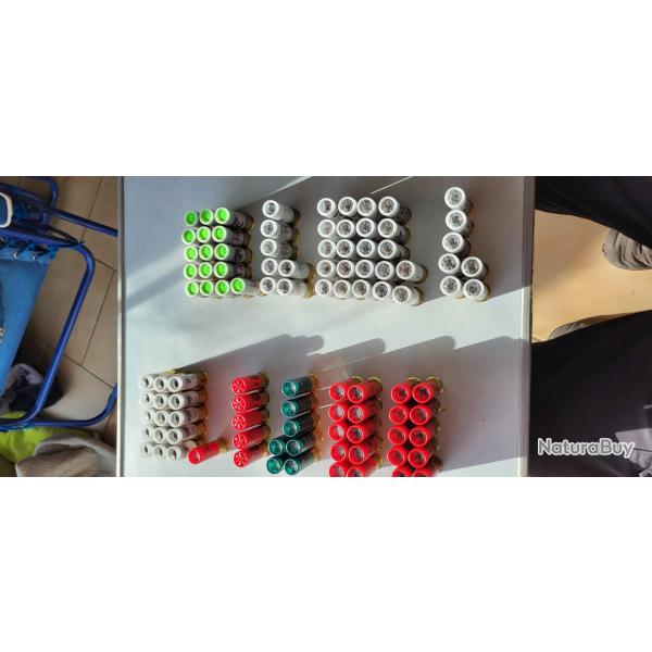 Lot 100 Cartouches chevrotine calibre 12