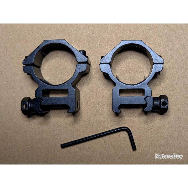 Colliers UTG pour rail picatinny pour lunette diamtre 30mm