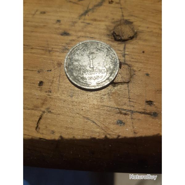 1 franc morlon 1945 1.3g