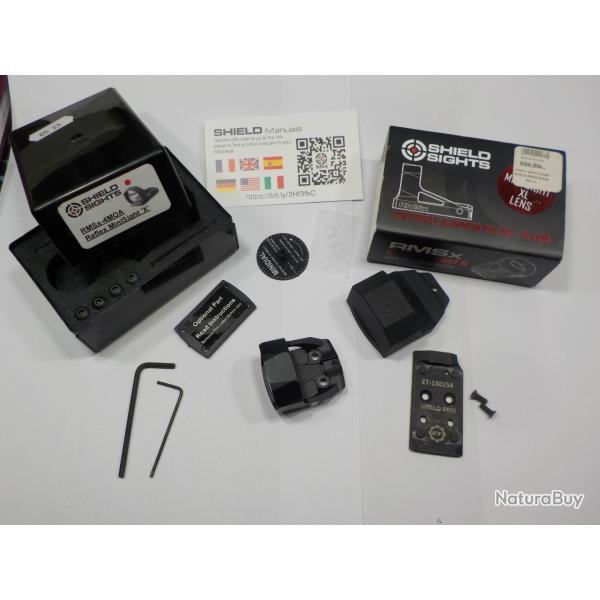 Viseur point rouge SHIELD RMSX 4moa Verre