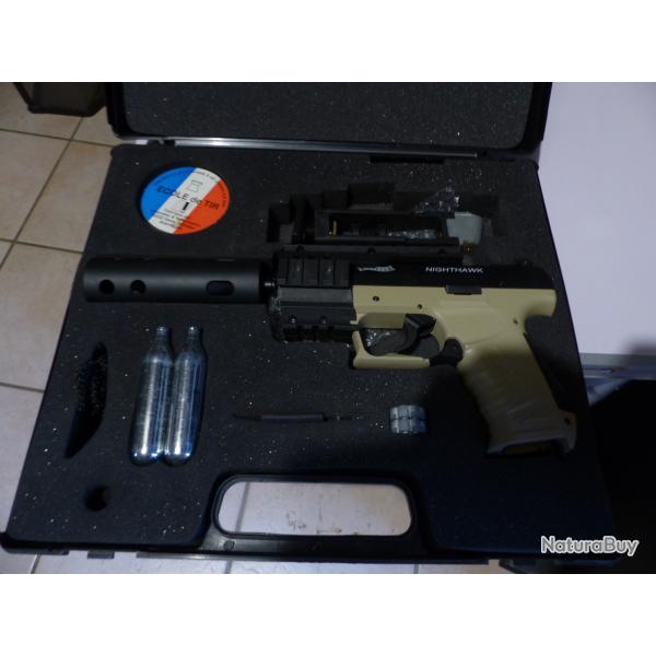 pistolet walter nighthawk en diabolo 4.5