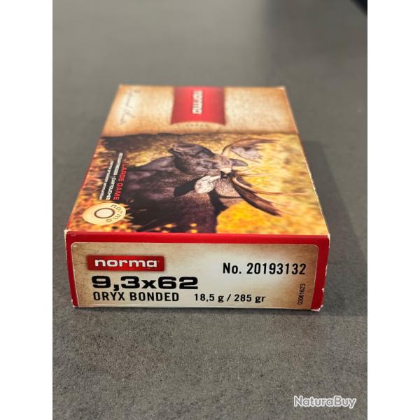 20 balles norma oryx bonded 18,5g / 285gr.