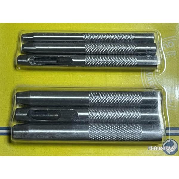 6 EMPORTE PIECE en pouce 1/8 a 5/16