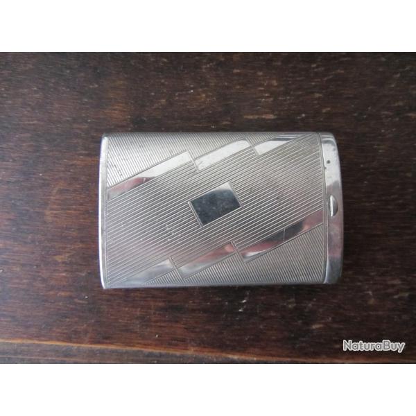 Pilulier � glissi�re R. Kraft Alpacca Germany 1920