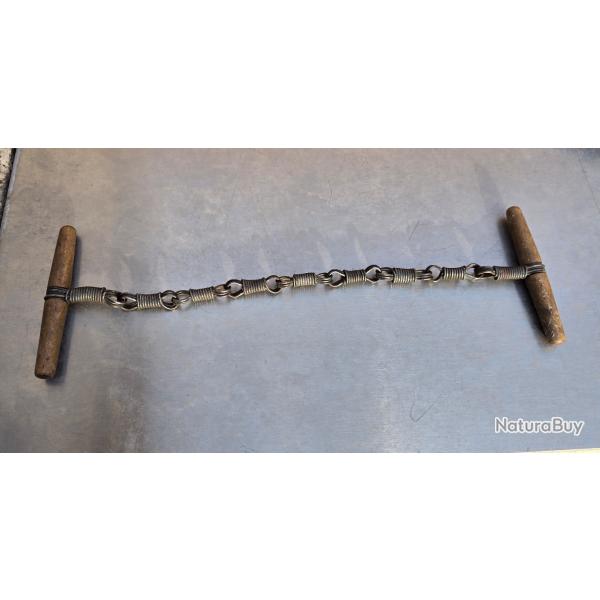 Menottes/cabriolet r�glementaire pour police, gendarmerie, douane en tr�s bon �tat