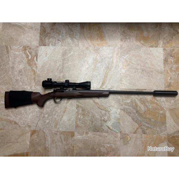 Carabine CZ 457 (ou 455) - Calibre .22 LR - Canon filet + Silencieux + Lunette 3-9x40