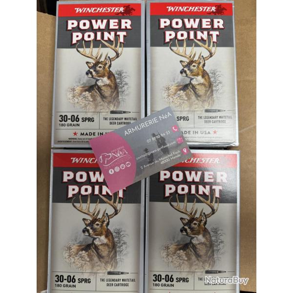 Winchester 30-06 Power Point 180 gr 30.06 Livraison Offerte 2