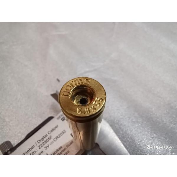 1 Etui norma 6.5x55 pour test ou collection