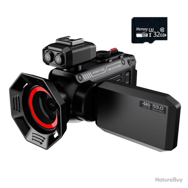 Tlescope Camscope DV60 4K UHD Wi-Fi lger Zoom 50x Photographie Haute Rsolution +Carte 32G