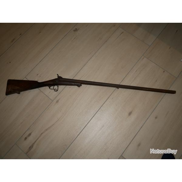 Fusil juxtapos  broche cal 14 " ROUSSIER  Valence" dans son jus