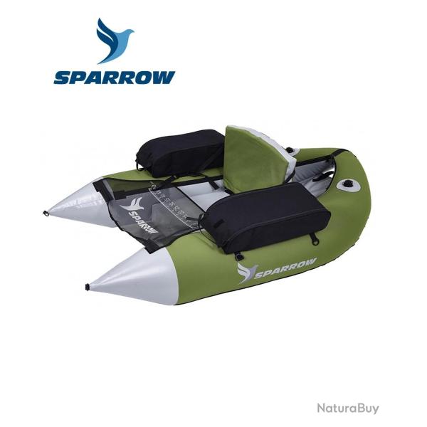 Float Tube trium vert/gris Sparrow