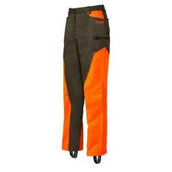 Pantalon de traque imperm&eacute;able Verney Carron Attila kaki orange